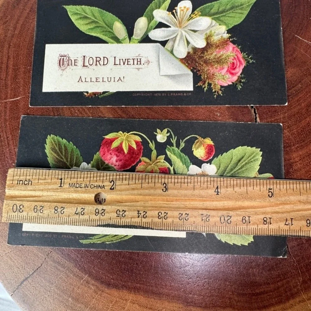 L. Prang & Co. pair antique